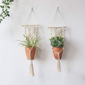 Boho macrame wall tassel plant hangers Home Decor